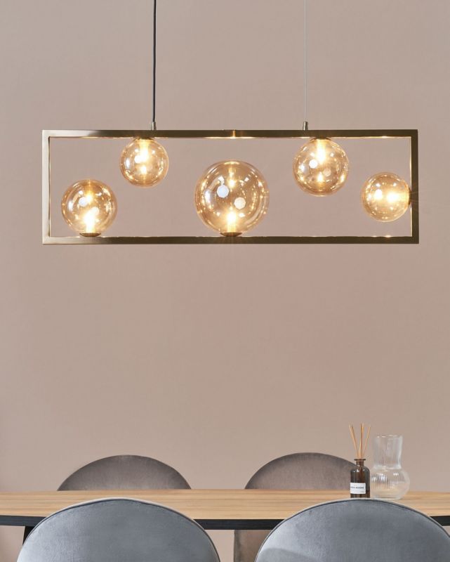 Lampa wisząca Geehi Metal Mosiężny 1 szt.