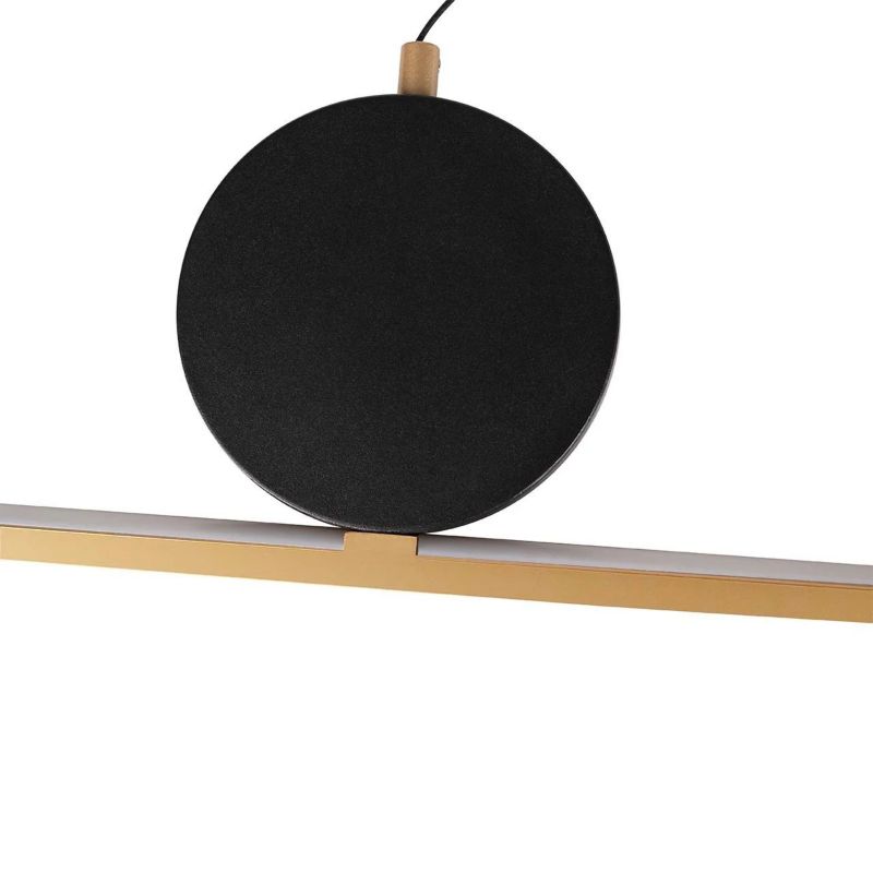 Lampa wisząca Goldlux Florentyna LED 6000 lm złota aluminiowa 1 szt.