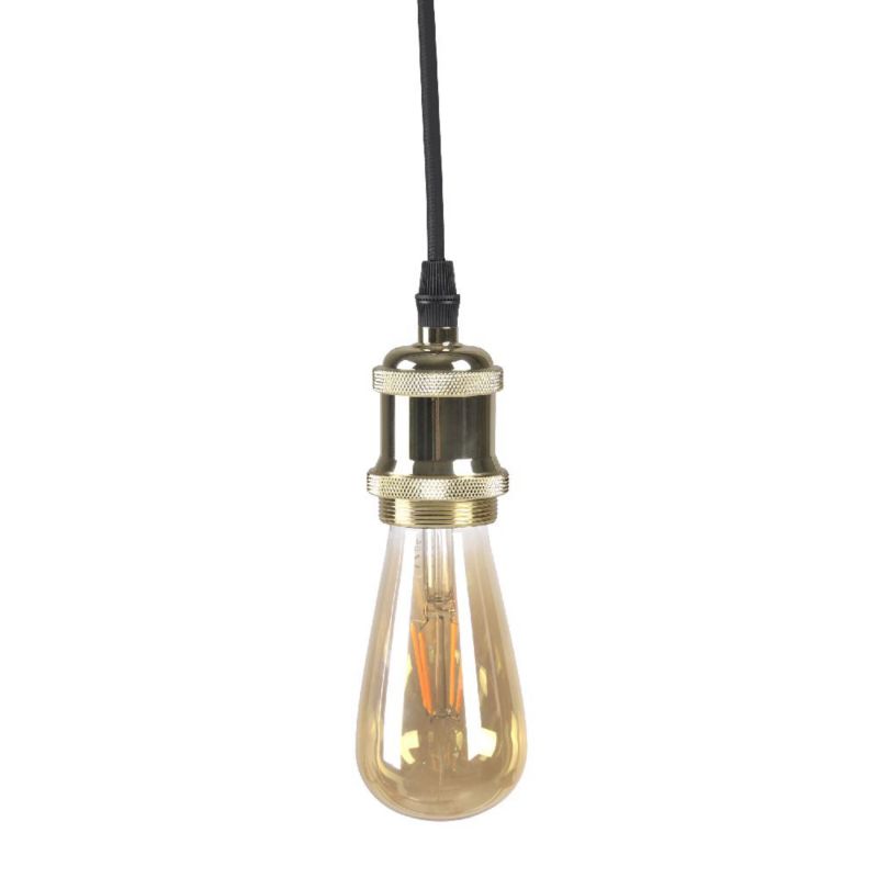 Lampa wisząca Goldlux Nola złota, metal, E27, 20W, 1 szt.