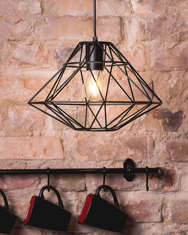 Lampa wisząca Guam Metal Czarny 1 szt.