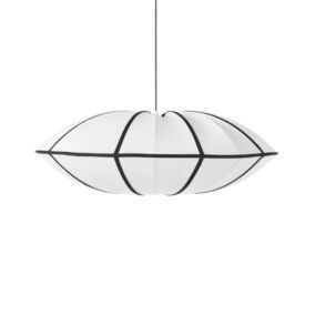 Lampa wisząca Guasare Materiał syntetyczny Biały 1 szt.