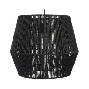 Lampa wisząca Gweru Plecionka Czarny 1 szt.