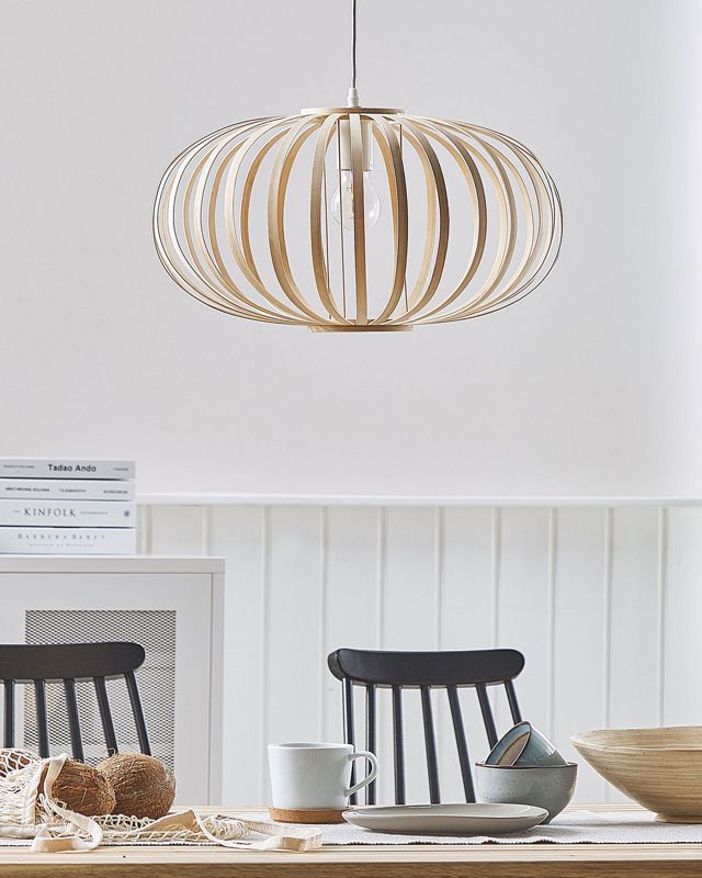 Lampa wisząca Havel Bawełna Japara Jasne drewno 1szt.