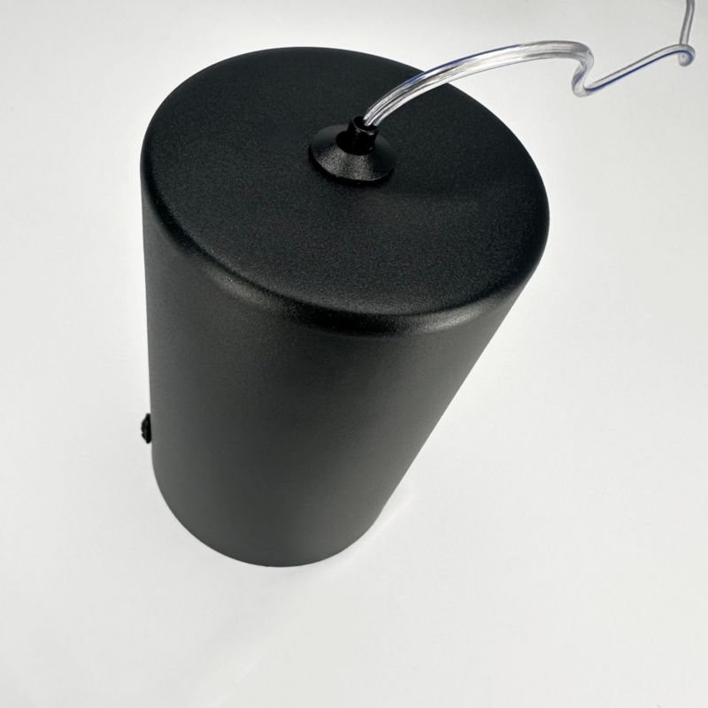 Lampa wisząca HOROZ LED,lampa sufitowa 12W, 700lm, 4000K, IP20, czarna, SANTANA 1szt.