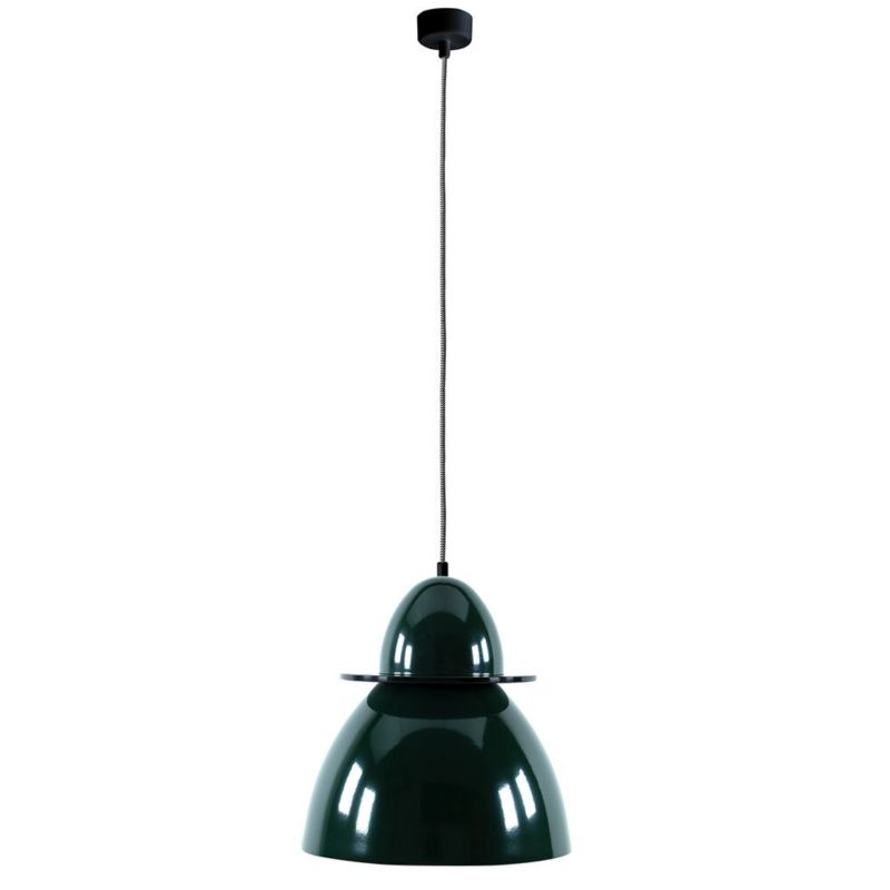 Lampa wisząca ILUMI Dys zielony E27 1 źródło światła 1 szt.