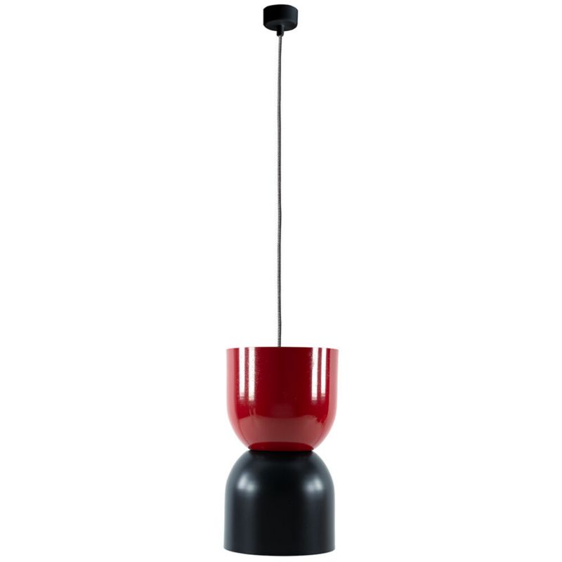 Lampa wisząca ILUMI Nafra czarny E27 1 źródło światła 1 szt.