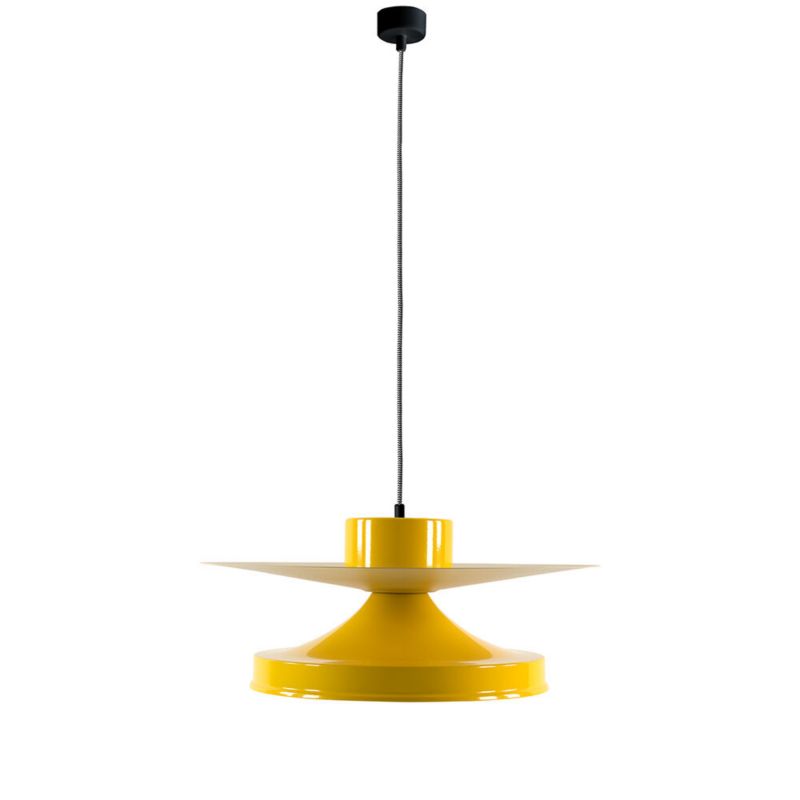 Lampa wisząca ILUMI Pir beżowy E27 1 źródło światła kolor żółty beżowy wys. 172 cm 1 szt.