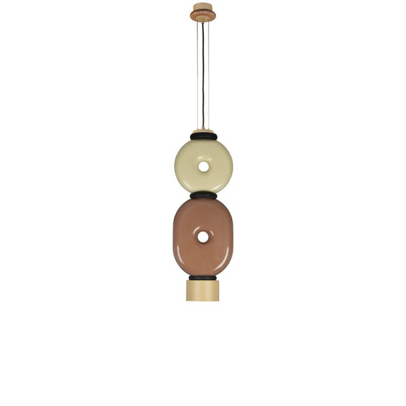Lampa wisząca ILUMI Tonat beżowy GX53 1 źródło światła wariant 2 dual kolor kremowy beżowy SKU 5470 1 szt.