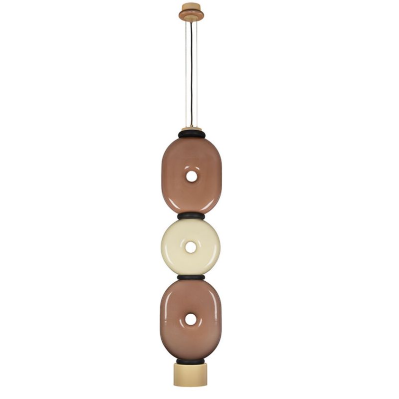 Lampa wisząca ILUMI Tonat beżowy GX53 1 źródło światła wariant 3 dual kolor beżowy kremowy wys. 160 cm 1 szt.
