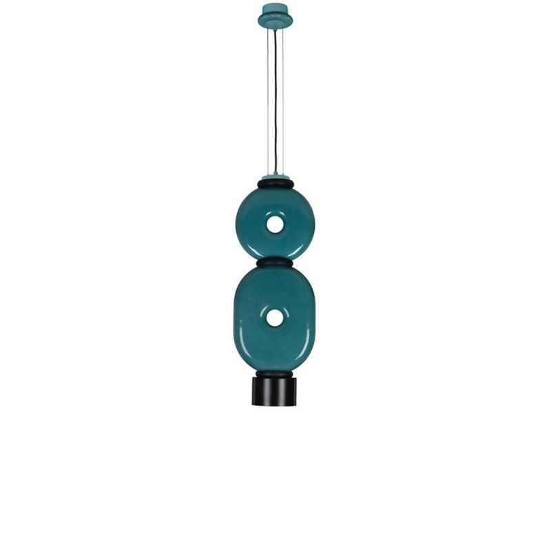 Lampa wisząca ILUMI Tonat morski GX53 1 źródło światła wariant 2 mono wys. 160 cm 1 szt.