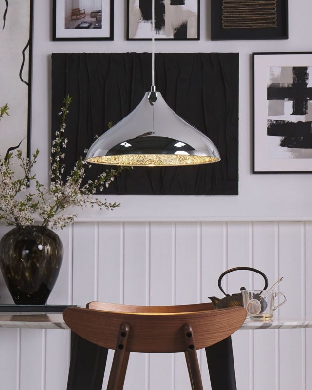 Lampa wisząca Iskar Metal Srebrny 1 szt.