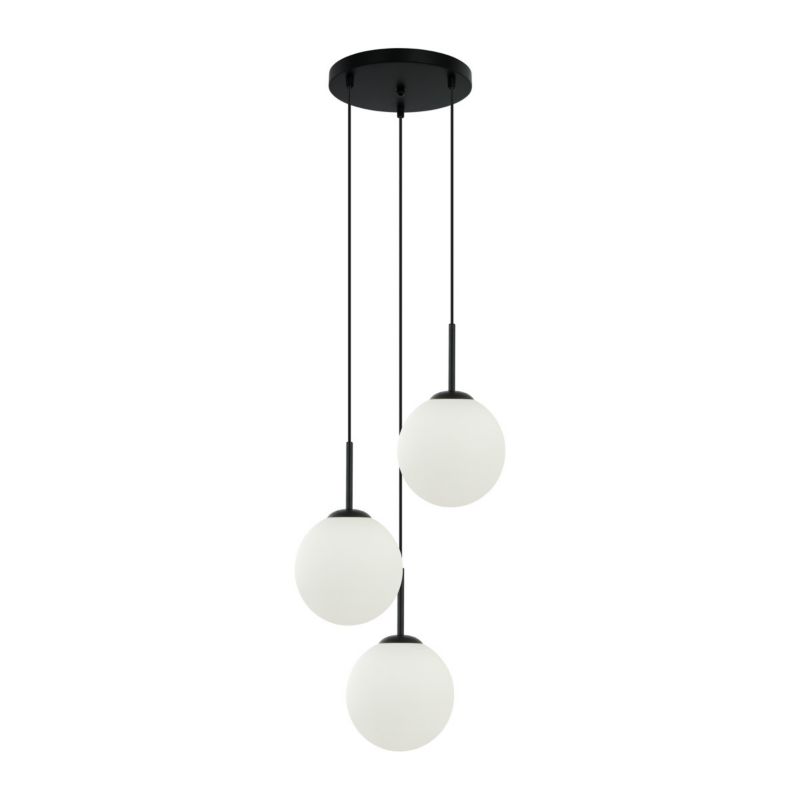 Lampa wisząca Italux DEORE czarna 3xE27x40W wym:130x40x40cm IP20 -1 szt.