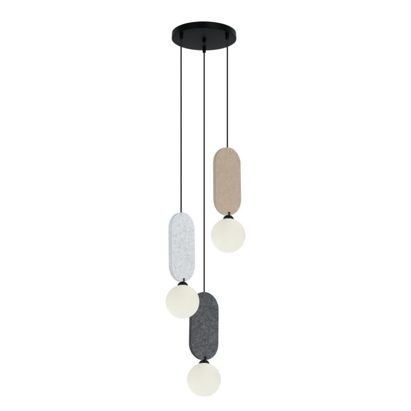 Lampa wisząca Italux LORENZO beżowa 3xG9x25W wym:138x30x30cm IP20 -1 szt.