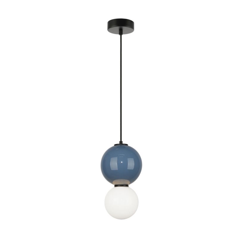 Lampa wisząca Italux PIEVE niebieska 1 x LED 5W  468lm wym:153x15x15cm IP20 -1 szt.