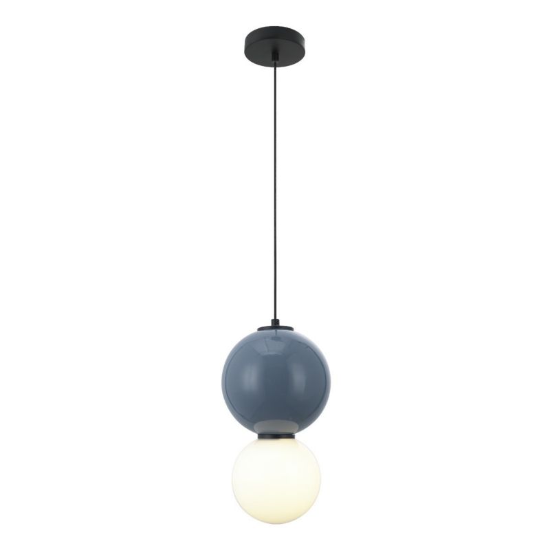 Lampa wisząca Italux PIEVE niebieska 1 x LED 6W  801lm wym:154x18x18cm IP20 -1 szt.