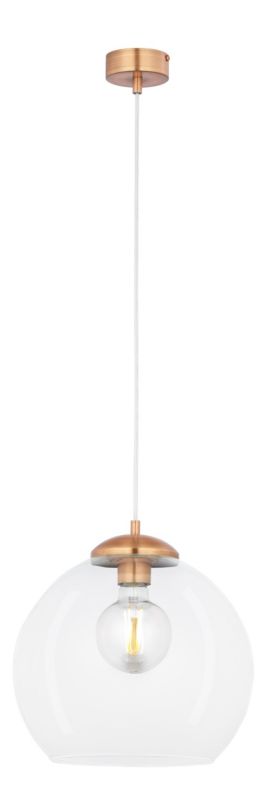 Lampa wisząca  Jupiter ASTI miedziana 1xE27x40W IP20 wym:80x29x29cm - 1 szt.