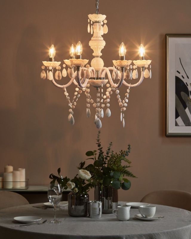 Lampa wisząca Kalang Biały 1 szt.