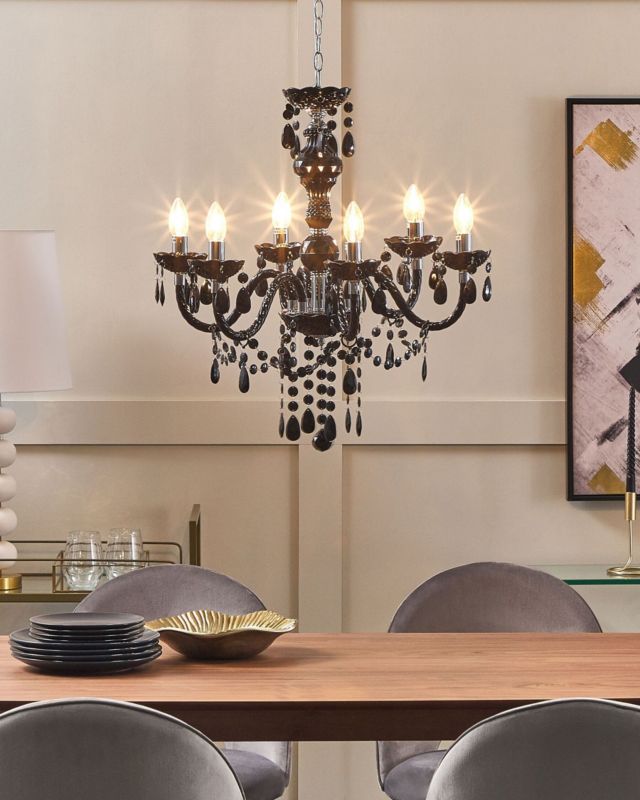 Lampa wisząca Kalang l Czarny 1 szt.