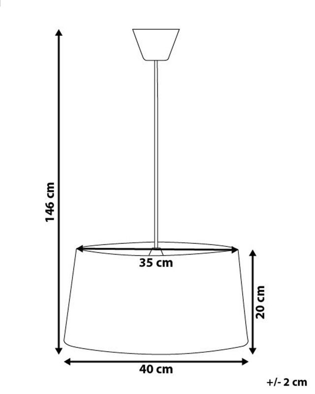 Lampa wisząca Kallar Czarny 1 szt.