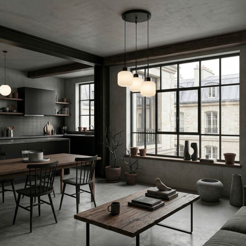 Lampa wisząca kaskada 3xE27 białe klosze loft industrialna nad stół BEKA BIANCO 14-962