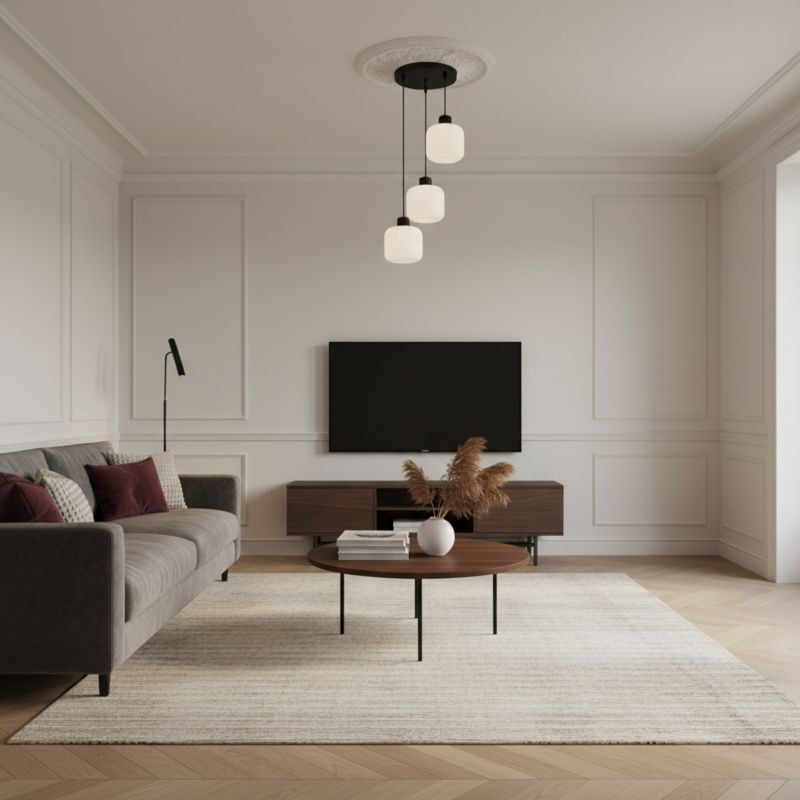 Lampa wisząca kaskada 3xE27 białe klosze loft industrialna nad stół BEKA BIANCO 14-962