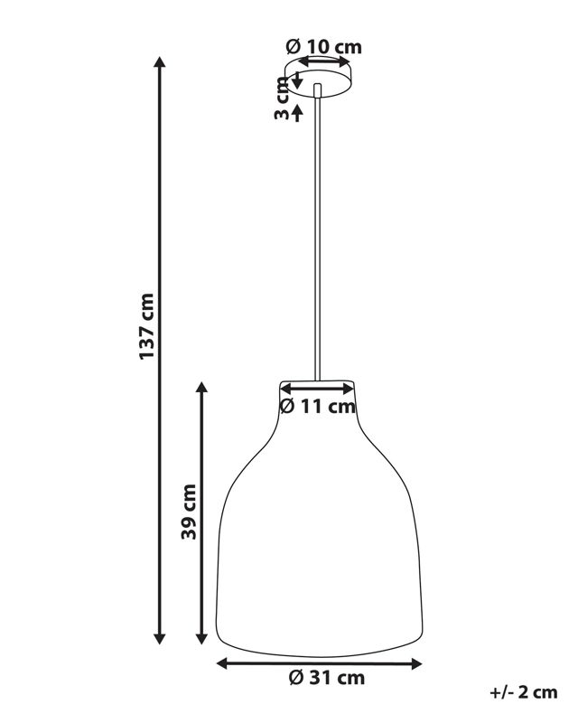 Lampa wisząca Kelakas Plecionka Naturalny 1 szt.
