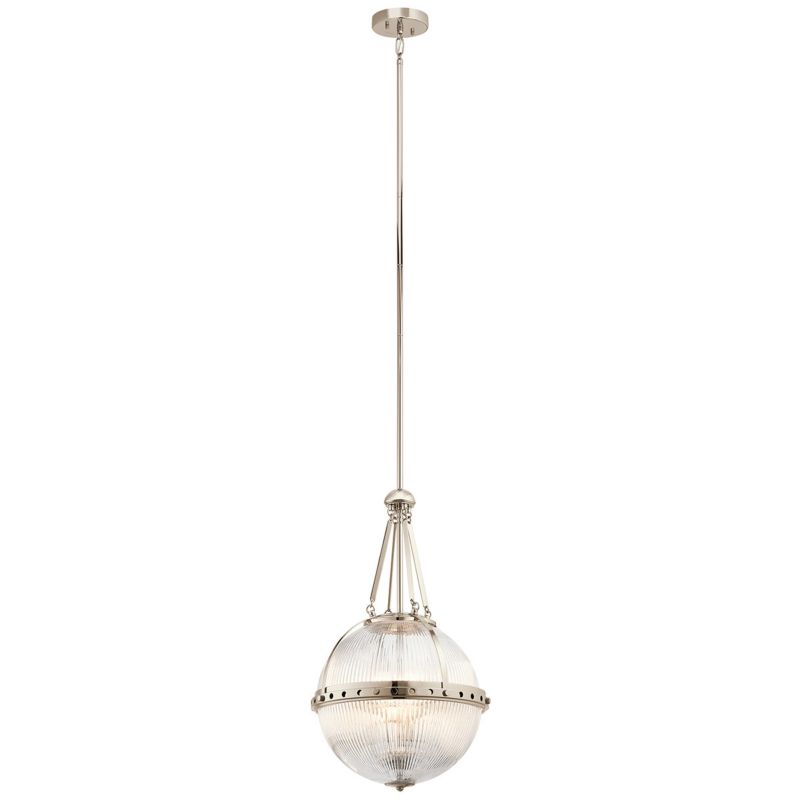Lampa wisząca Kichler Aster polerowany nikiel wym: 170,3 x 38,4 x 38,4 cm 3xE14 x 60W 1 szt.
