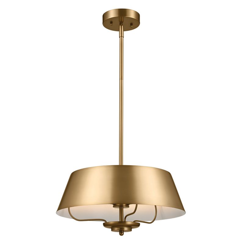 Lampa wisząca Kichler Luella szczotkowany naturalny mosiądz wym: 114,4 x 40,6 x 40,6 cm 3xE14 x 40W 1 szt.