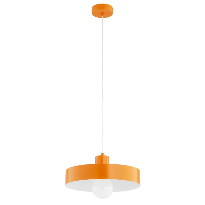 Lampa wisząca klosz foremka Alfa NEVERA żółto-pomarańczowa 1xE27x15W IP20 wym:80x34x34cm - 1 szt.