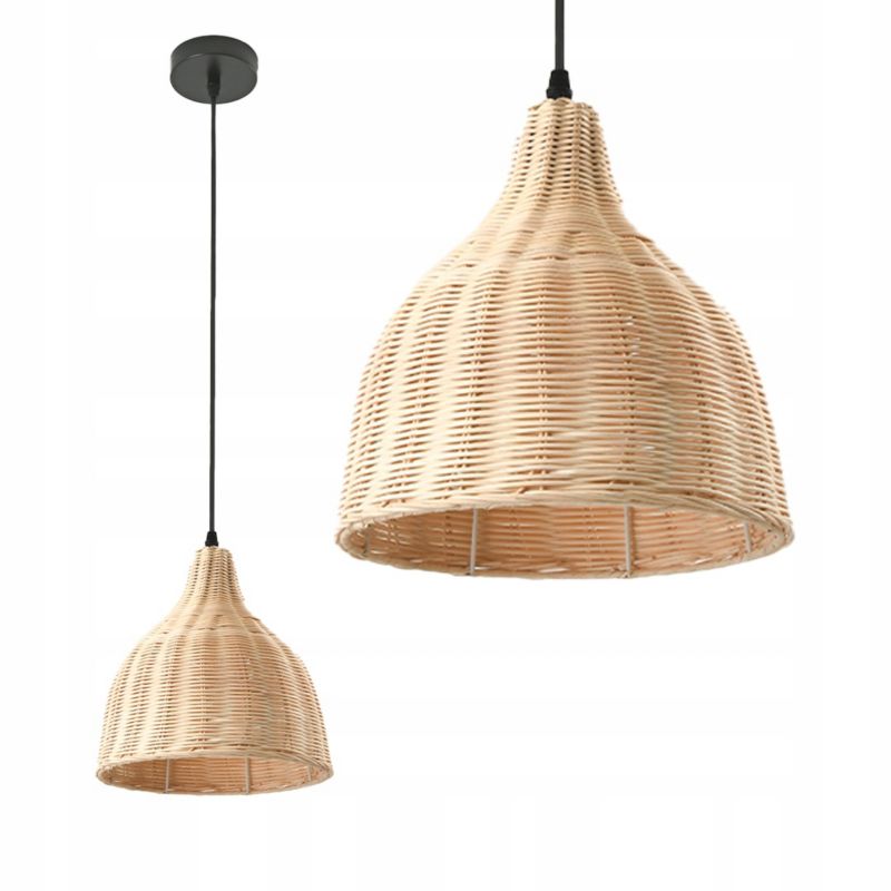 Lampa Wisząca klosz Rattanowy LLs Sufitowa Pleciona E27 1szt.