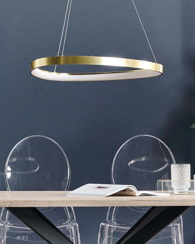 Lampa wisząca Kraburi Metal Złoty 1 szt.