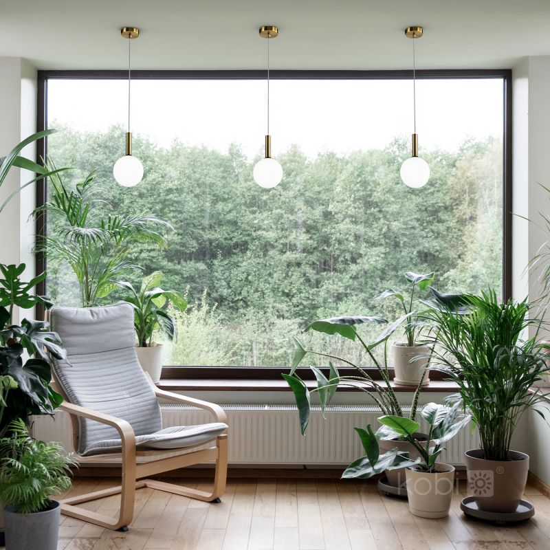 Lampa wisząca kula Kobi 1xG9 1szt.