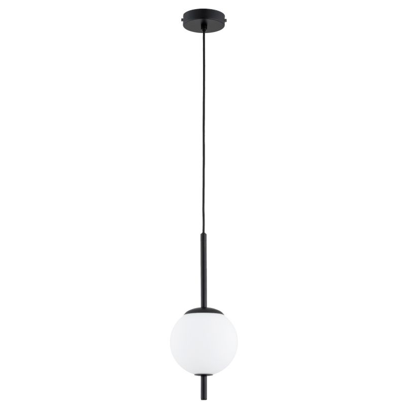 Lampa wisząca kula na sticku Alfa DIORA czarna 1xE14x10W IP20 wym:85x15x15cm - 1 szt.