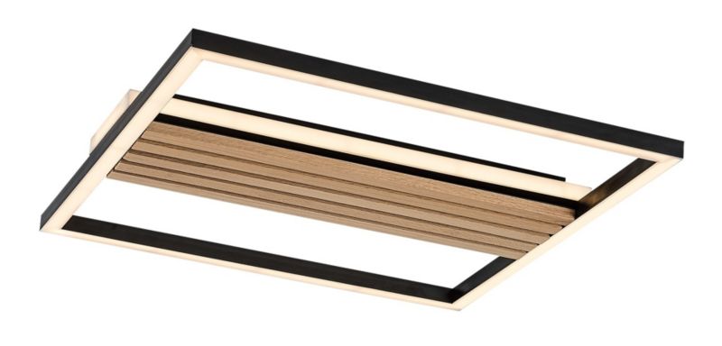Lampa wisząca kwadratowa Rabalux Noxelle czarna LED 30W 3000/4500/6000KK 1800lm IP20 wym:4,5x41,5x41,5cm - 1 szt.