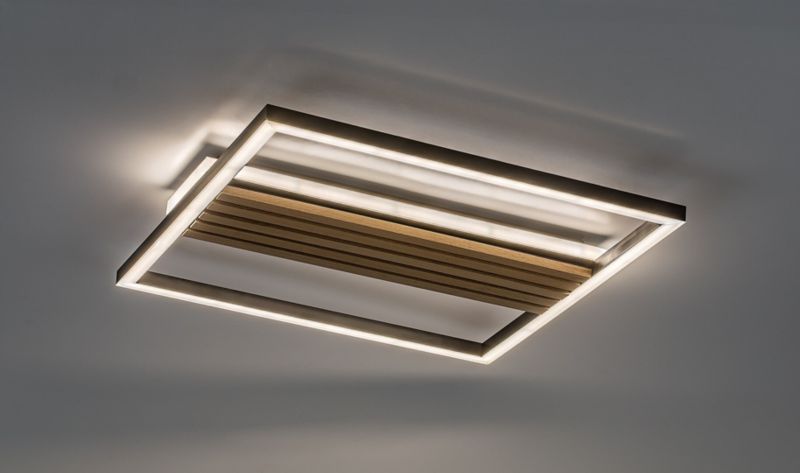 Lampa wisząca kwadratowa Rabalux Noxelle czarna LED 30W 3000/4500/6000KK 1800lm IP20 wym:4,5x41,5x41,5cm - 1 szt.