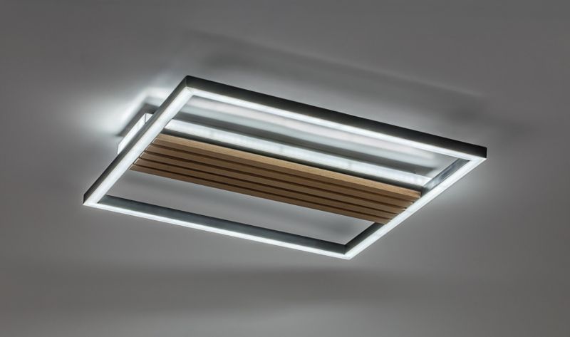 Lampa wisząca kwadratowa Rabalux Noxelle czarna LED 30W 3000/4500/6000KK 1800lm IP20 wym:4,5x41,5x41,5cm - 1 szt.