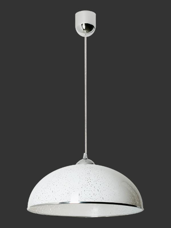 Lampa wisząca Lampex Kristine biała wym: 70 x 38 x 38 cm 1xE27 x  1 szt.