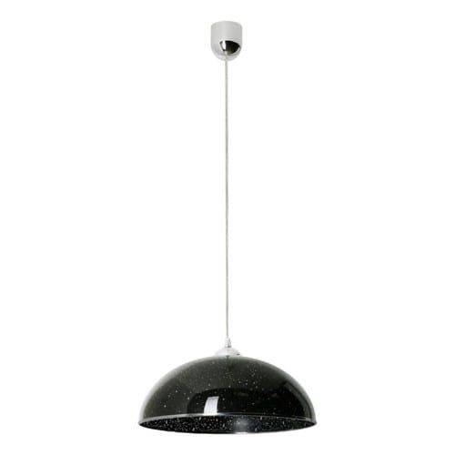 Lampa wisząca Lampex Kristine czarna wym: 70 x 38 x 38 cm 1xE27 x  1 szt.