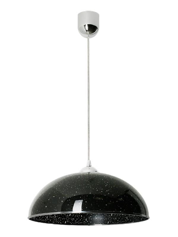Lampa wisząca Lampex Kristine czarna wym: 70 x 38 x 38 cm 1xE27 x  1 szt.