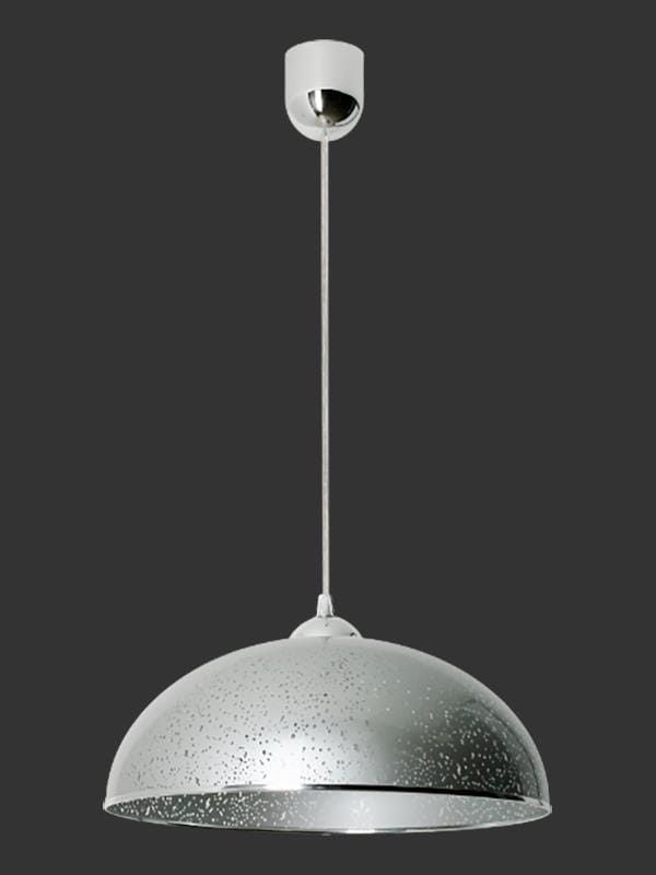 Lampa wisząca Lampex Kristine srebrna wym: 70 x 38 x 38 cm 1xE27 x 60W 1 szt.