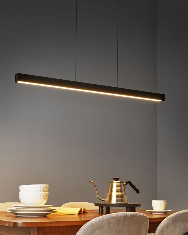 Lampa wisząca LED Arenas Z pilotem Czarny 1 szt.