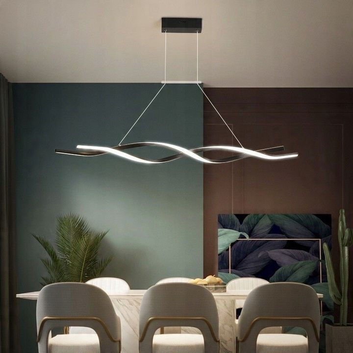 Lampa wisząca LED MasterLED Kono 33W 100x120cm 4000K sufitowa wewnętrzna czarna 1 szt.