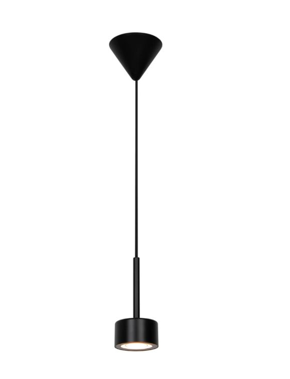 Lampa wisząca LED Nordlux Clyde czarna 5W, 2700K, Moodmaker, IP20, 1 szt.