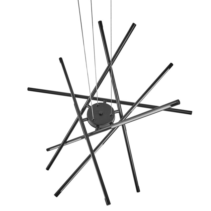 Lampa wisząca LED Palun Ze ściemniaczem Metal Czarny 1 szt.