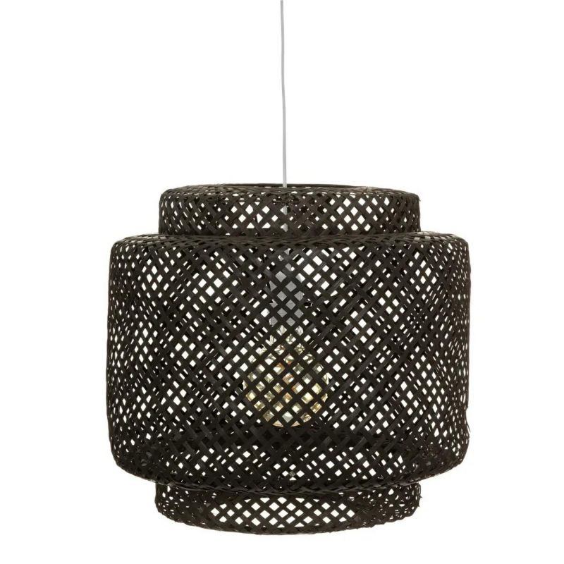 Lampa wisząca Liby Bambusowa Atmosphera Czarna 38 cm 1 szt.