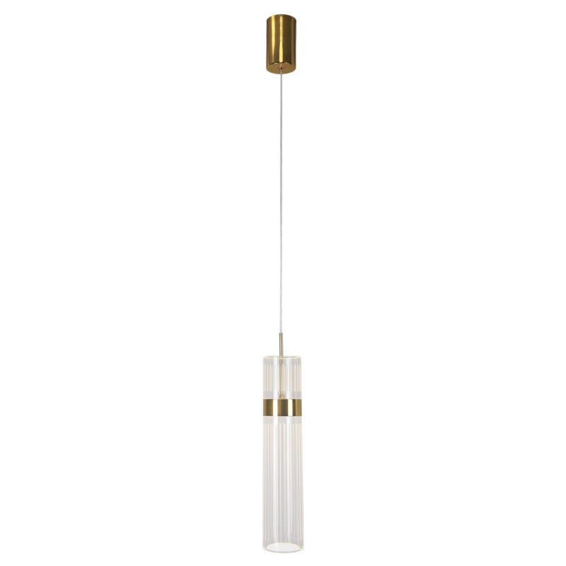 Lampa wisząca Light Prestige AMBIENTE złota  1 x LED 6W  623lm - 638lm - 619lm wym:120x6x6cm IP20 -1 szt.