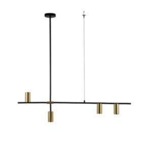 Lampa wisząca Light Prestige Arizona 4 x GU10 czarno-złota 1 szt.