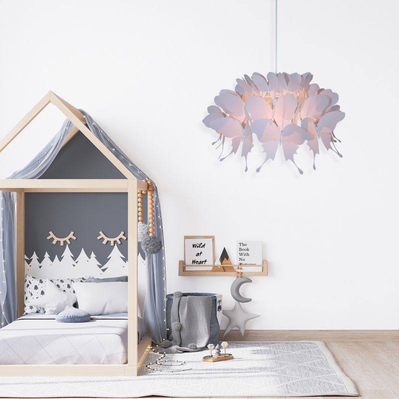 Lampa wisząca Light Prestige Farfalla pastelowy róż 1 x E27 1 szt.