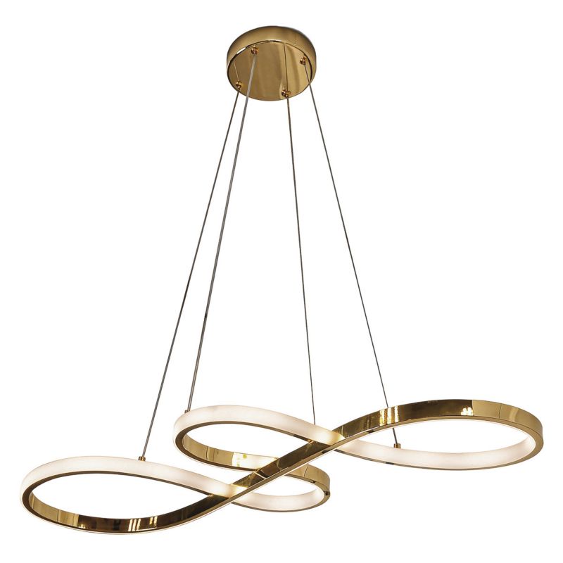 Lampa wisząca Light Prestige Infania złoty LED CCT 3000K/4000K/6000K (regulowana) 1 szt.
