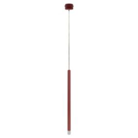Lampa wisząca Light Prestige Lungo 1 karminowa 1 x G9 1 szt.